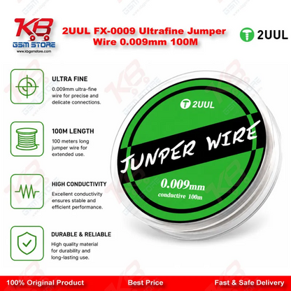 2UUL FX-0009 Ultrafine Jumper Wire 0.009mm 100M