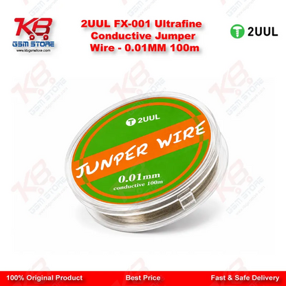 2UUL FX-001 Ultrafine Conductive Jumper Wire – 0.01MM 100m