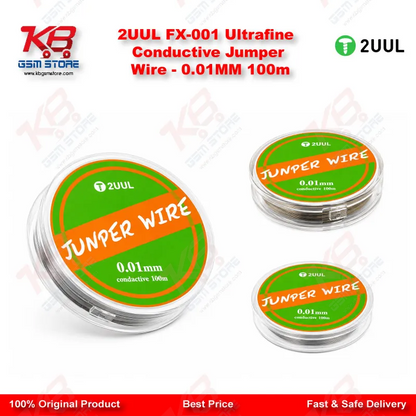 2UUL FX-001 Ultrafine Conductive Jumper Wire – 0.01MM 100m