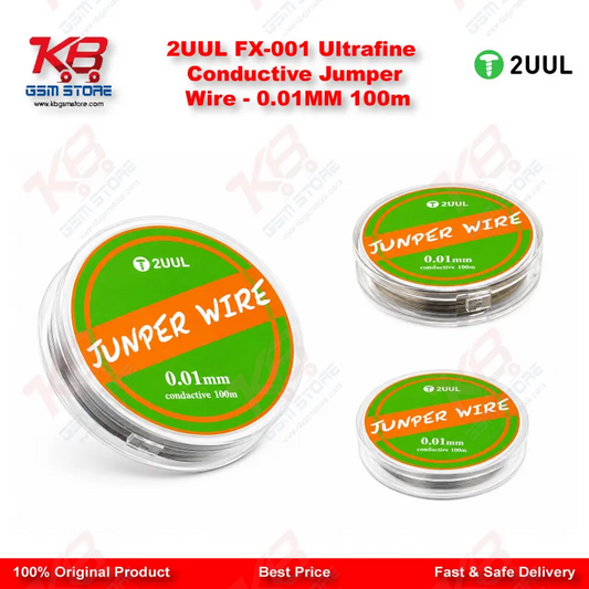 2UUL FX-001 Ultrafine Conductive Jumper Wire – 0.01MM 100m