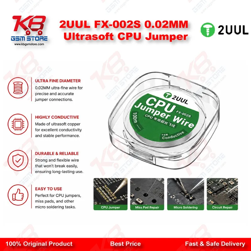 2UUL FX-002S 0.02MM Ultrasoft CPU Jumper