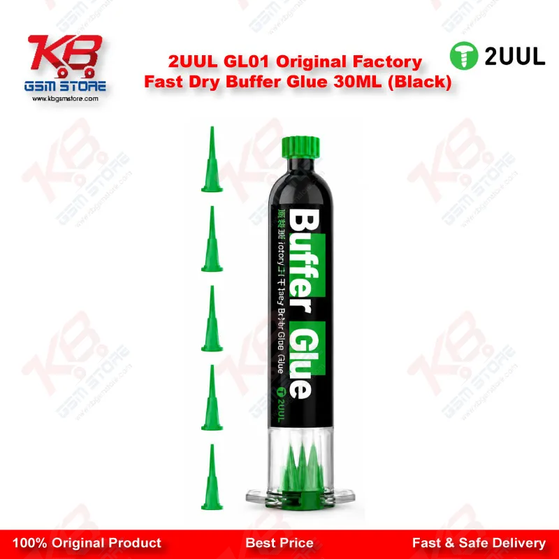 2UUL GL01 Original Factory Fast Dry Buffer Glue 30ML (Black)