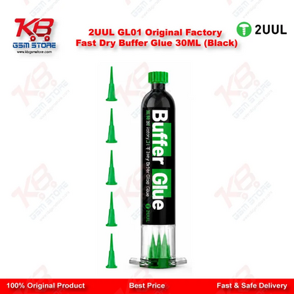 2UUL GL01 Original Factory Fast Dry Buffer Glue 30ML (Black)