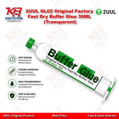 2UUL GL02 Original Factory Fast Dry Buffer Glue 30ML (Transparent)
