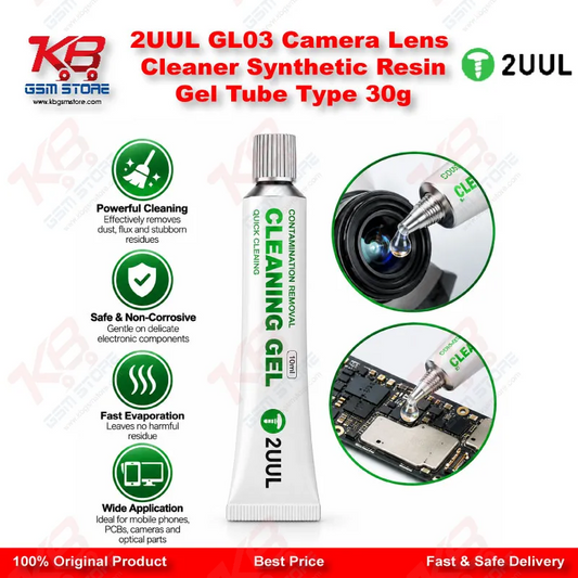2UUL GL03 Camera Lens Cleaner Synthetic Resin Gel Tube Type 30g