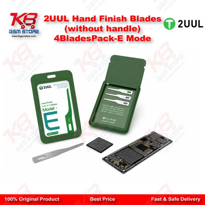 2UUL Hand Finish Blades (without handle) 4BladesPack-E Mode