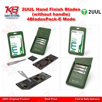 2UUL Hand Finish Blades (without handle) 4BladesPack-E Mode
