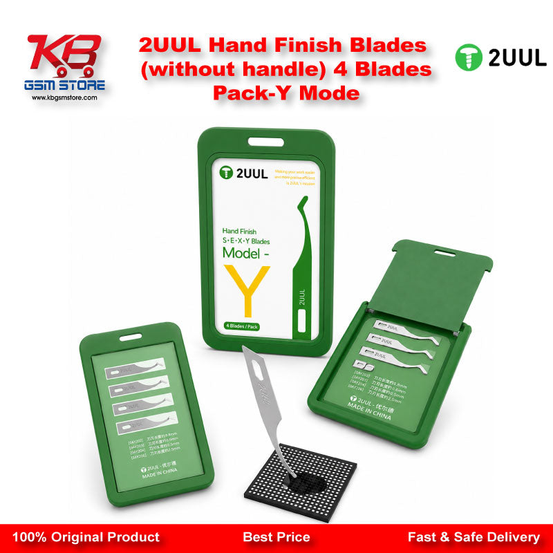 2UUL Hand Finish Blades (without handle) 4BladesPack-Y Mode