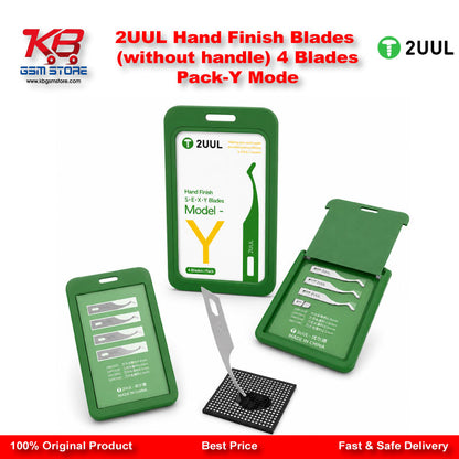 2UUL Hand Finish Blades (without handle) 4BladesPack-Y Mode