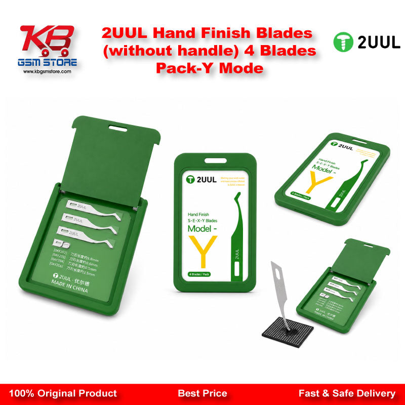 2UUL Hand Finish Blades (without handle) 4BladesPack-Y Mode
