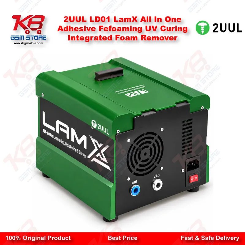 2UUL LD01 LamX Screen Laminating Defoaming UV Curing Machine
