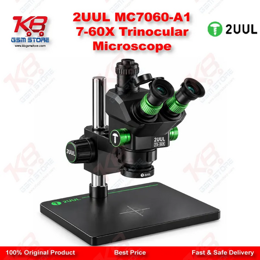 2UUL MC7060-A1 7-60X Trinocular Microscope