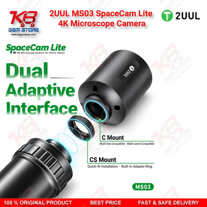 2UUL MS03 SpaceCam Lite 4K Microscope Camera Pakistan