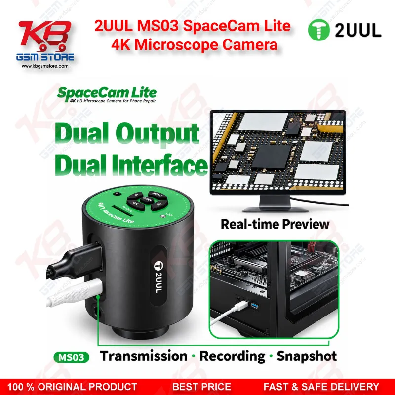 2UUL MS03 SpaceCam Lite 4K Microscope Camera Pakistan