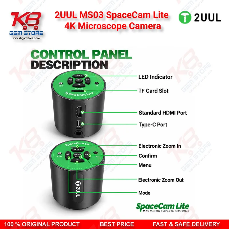 2UUL MS03 SpaceCam Lite 4K Microscope Camera Pakistan