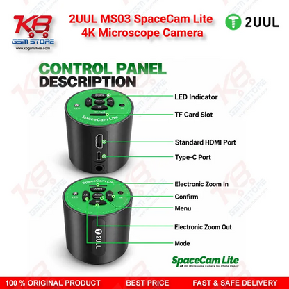 2UUL MS03 SpaceCam Lite 4K Microscope Camera Pakistan