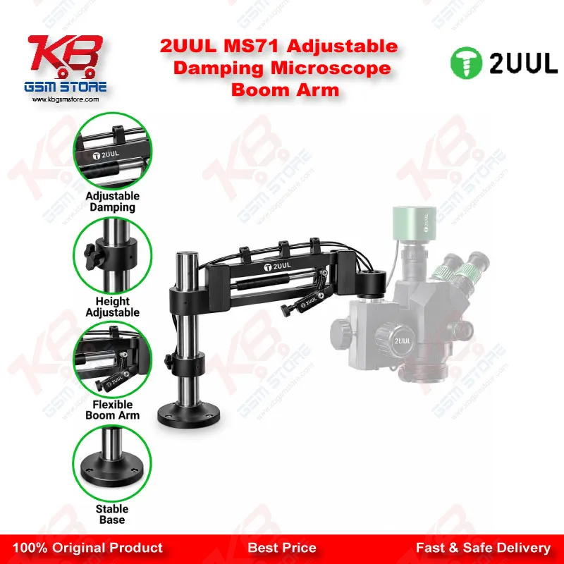 2UUL MS71 Adjustable Damping Microscope Boom Arm