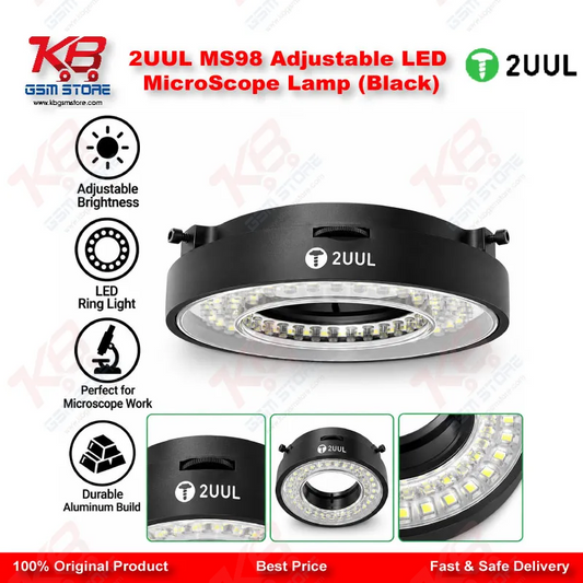 2UUL MS98 Adjustable LED MicroScope Lamp (Black)