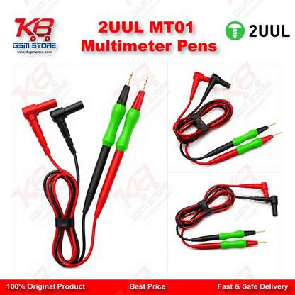 2UUL MT01 Multimeter Pen 1000V Gold-Plated Probe Tip