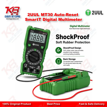 2UUL MT30 Auto-Reset Smart Digital Multimeter for Mobile PCB Repair