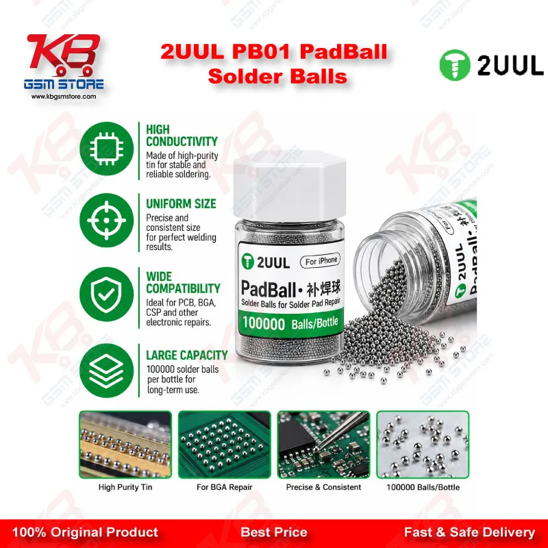 2UUL PB01 PadBall Solder Balls