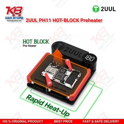 2UUL PH11 Hot-Block PCB Preheater for Motherboard Delamination & Rebonding