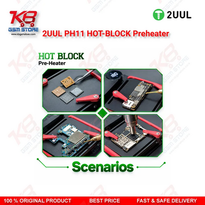 2UUL PH11 Hot-Block PCB Preheater for Motherboard Delamination & Rebonding