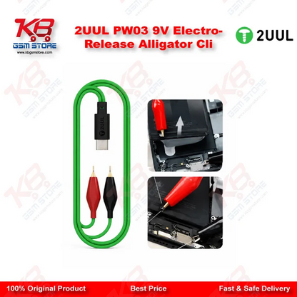 2UUL PW03 9V Electro-Release Alligator Cli