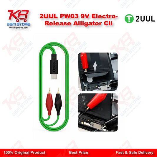 2UUL PW03 9V Electro-Release Alligator Cli