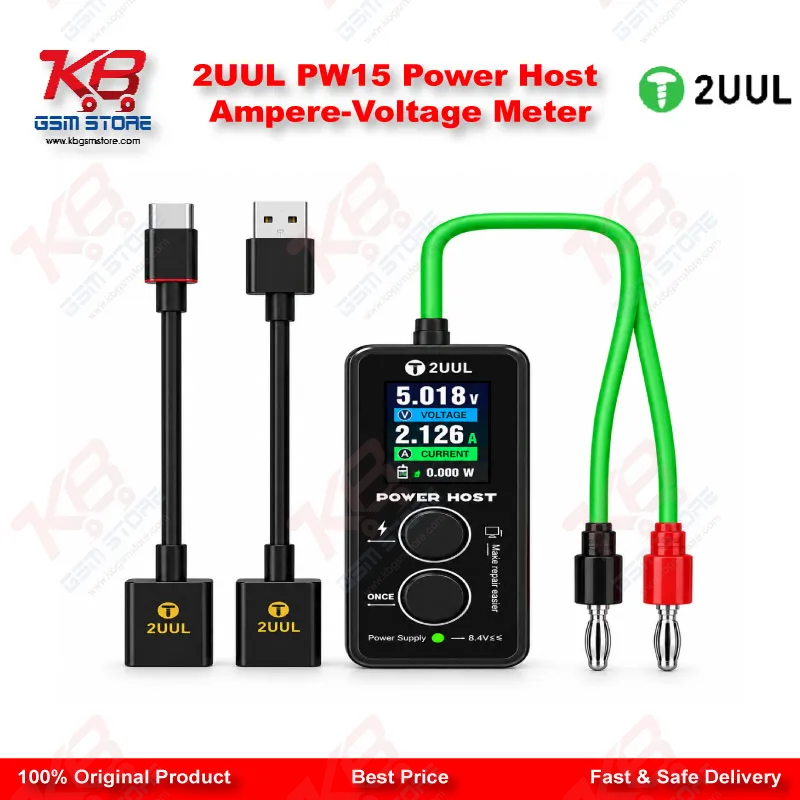2UUL PW15 Power Host Ampere-Voltage Meter