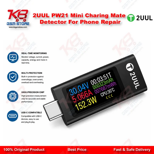 2UUL PW21 Mini Charing Mate Detector For Phone Repair