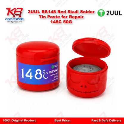 2UUL RS148 Red Skull Solder Tin Paste for Repair 148C 50G