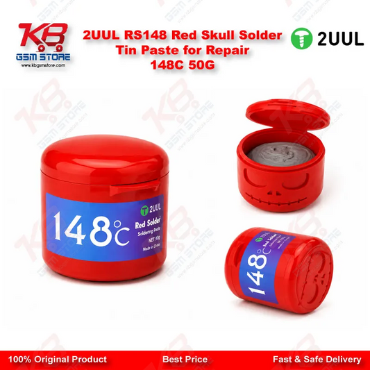 2UUL RS148 Red Skull Solder Tin Paste for Repair 148C 50G