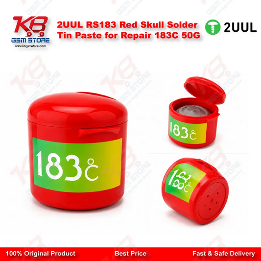 2UUL RS183 Red Skull Solder Tin Paste for Repair 183C 50G