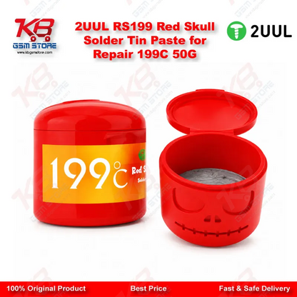 2UUL RS199 Red Skull Solder Tin Paste for Repair 199C 50G