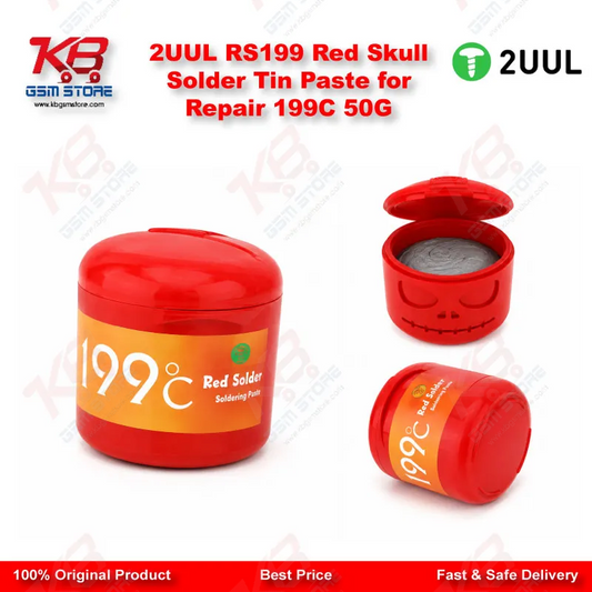 2UUL RS199 Red Skull Solder Tin Paste for Repair 199C 50G