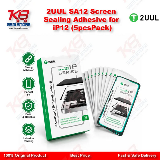 2UUL SA12 Screen Sealing Adhesive for iP12 (5pcs/Pack)