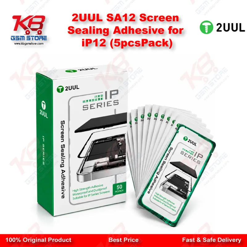 2UUL SA12 Screen Sealing Adhesive for iP12 (5pcs/Pack)