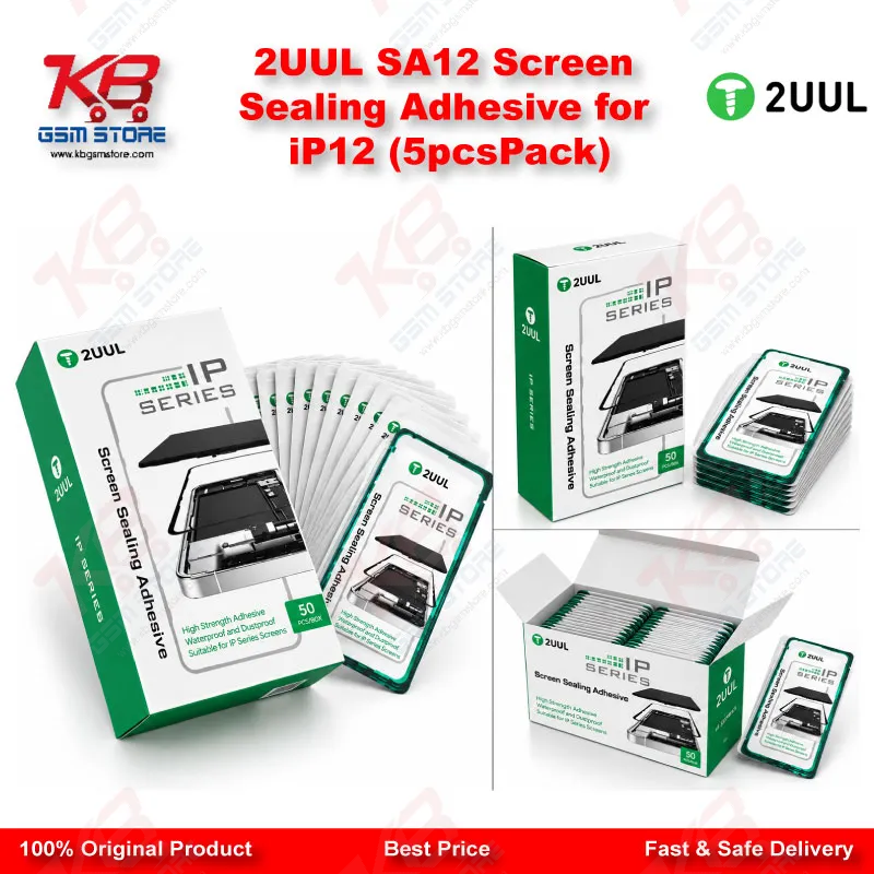 2UUL SA12 Screen Sealing Adhesive for iP12 (5pcs/Pack)