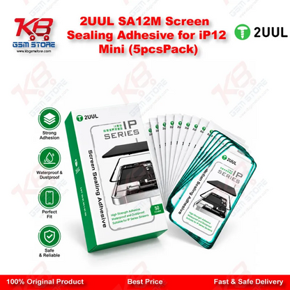 2UUL SA12M Screen Sealing Adhesive for iP12 Mini (5pcs/Pack)