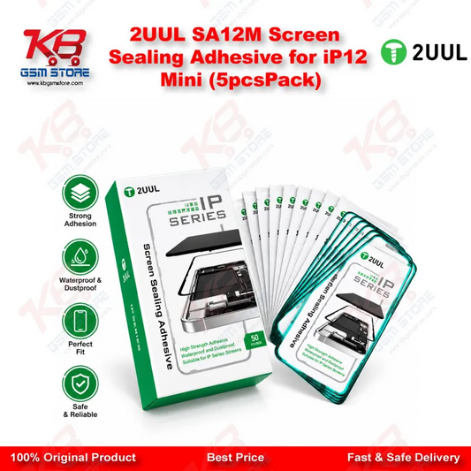 2UUL SA12M Screen Sealing Adhesive for iP12 Mini (5pcs/Pack)