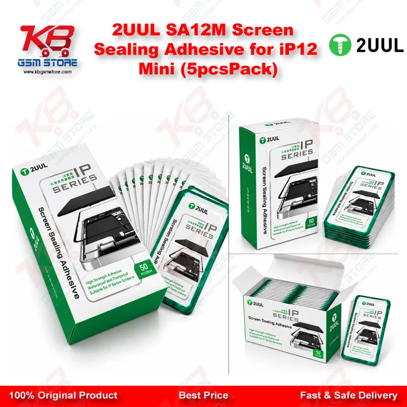 2UUL SA12M Screen Sealing Adhesive for iP12 Mini (5pcs/Pack)