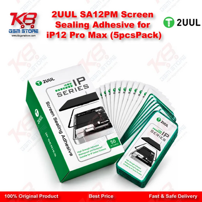 2UUL SA12PM Screen Sealing Adhesive for iP12 Pro Max (5pcs/Pack)