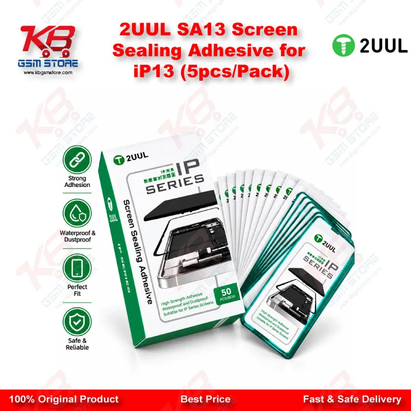 2UUL SA13 Screen Sealing Adhesive for iP13 (5pcs/Pack)