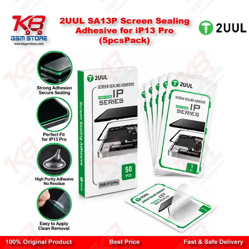 2UUL SA13P Screen Sealing Adhesive for iP13 Pro (5pcsPack)