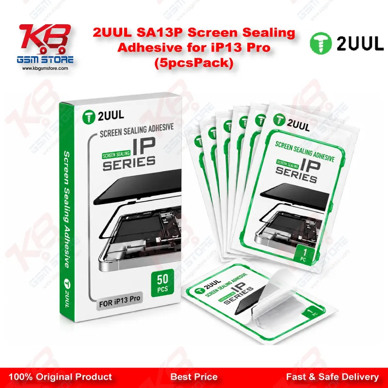 2UUL SA13P Screen Sealing Adhesive for iP13 Pro (5pcsPack)