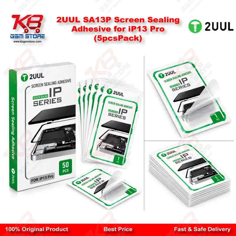 2UUL SA13P Screen Sealing Adhesive for iP13 Pro (5pcsPack)