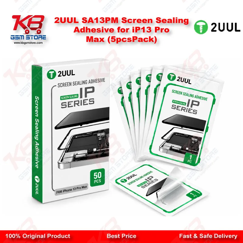 2UUL SA13PM Screen Sealing Adhesive for iP13 Pro Max (5pcs/Pack)