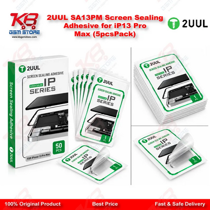 2UUL SA13PM Screen Sealing Adhesive for iP13 Pro Max (5pcs/Pack)