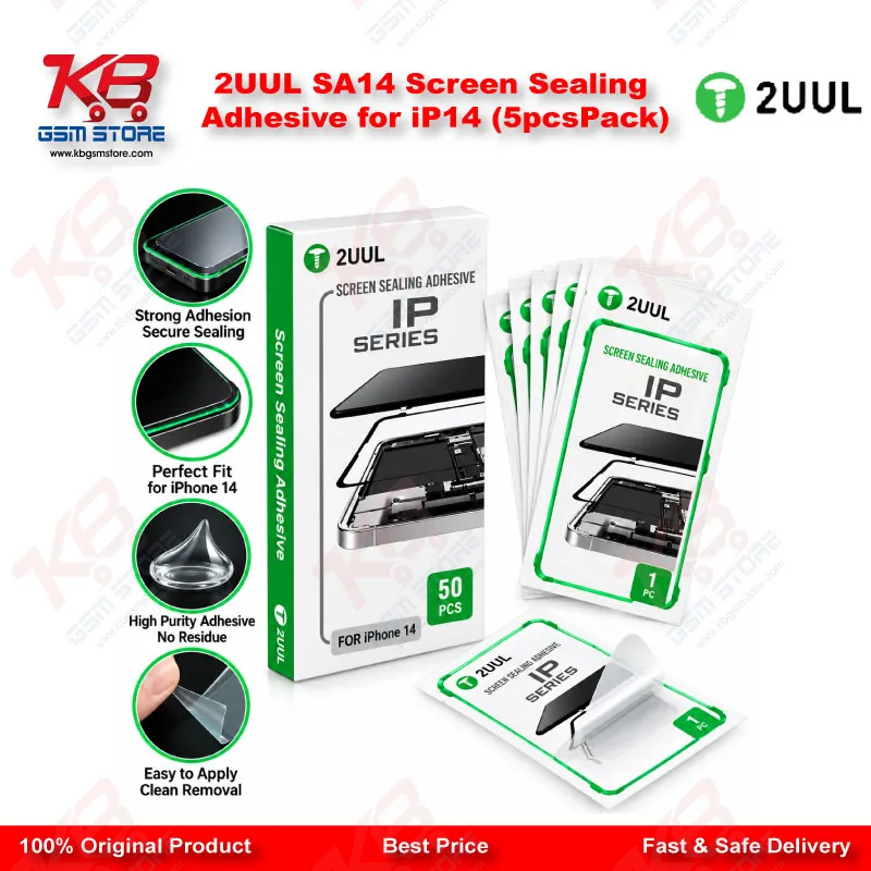 2UUL SA14 Screen Sealing Adhesive for iP14 (5pcs/Pack)